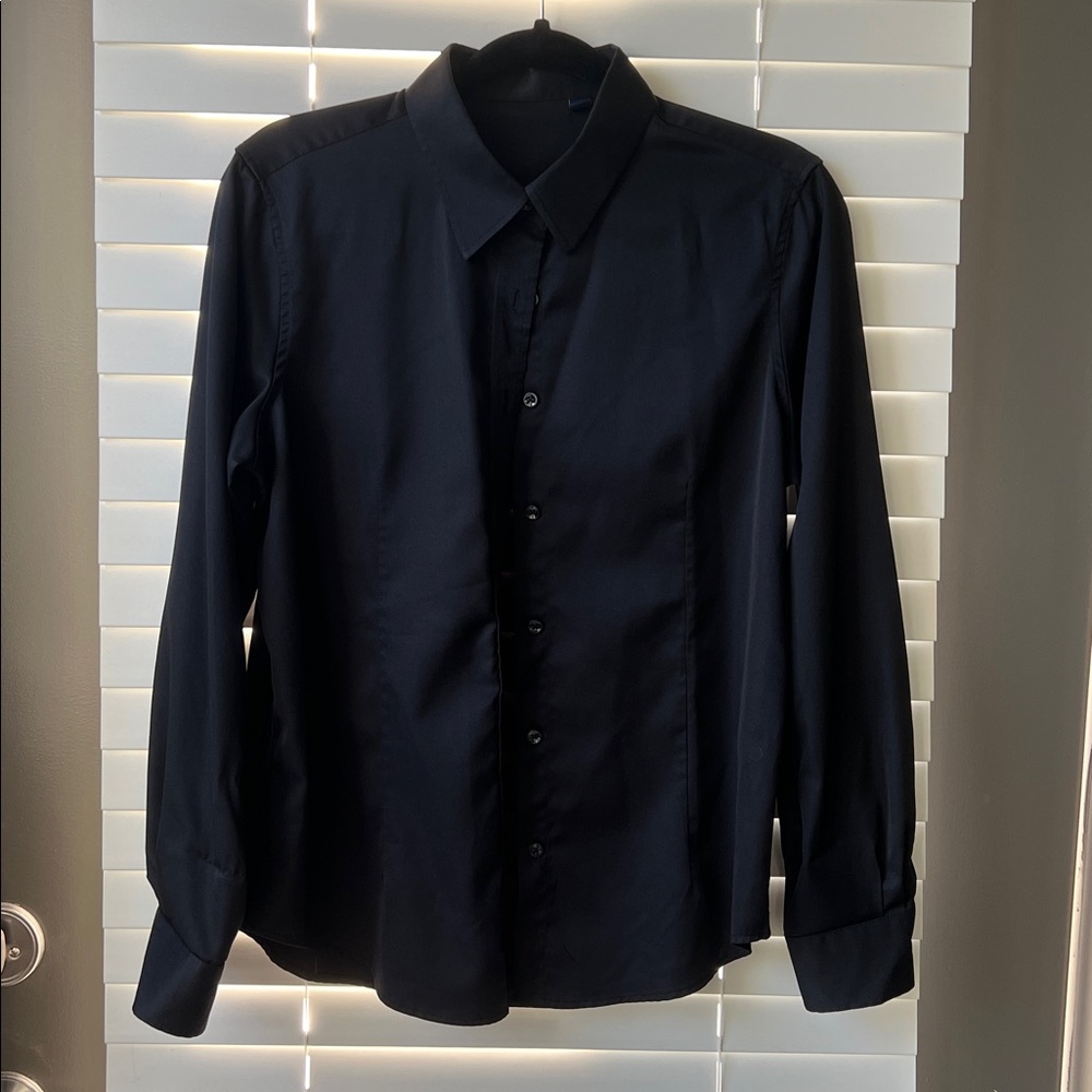 Bartender/Server Black Button-Up Shirt